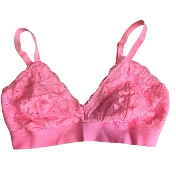 PINK Victoria's Secret Other - PINK Victoria's Secret Lightly Lined Bralette Size S-DD Adjustable Straps Pink